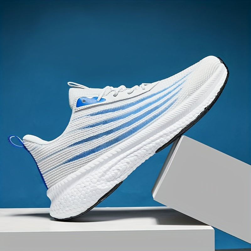 Men's Lace Up Sneakers Breathable Casual Walking Shoes