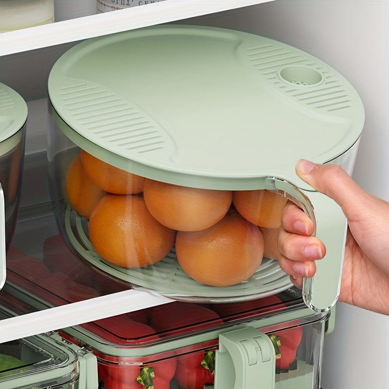 1pc Fruit And Vegetable Draining Basket Kitchen Accessory
