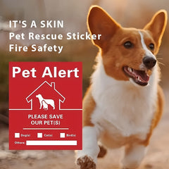 5pcs Pack Pet Tips Window Stickers UV Fade Resistant