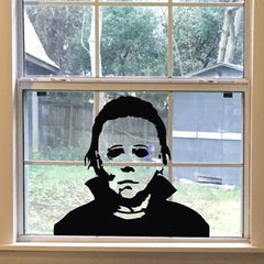 Large Holiday Decals Michael Myers Horror Sticker for Home Car Window