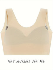3pcs Lace Wireless Bras Full Coverage Comfy & Breathable Women's Lingerie