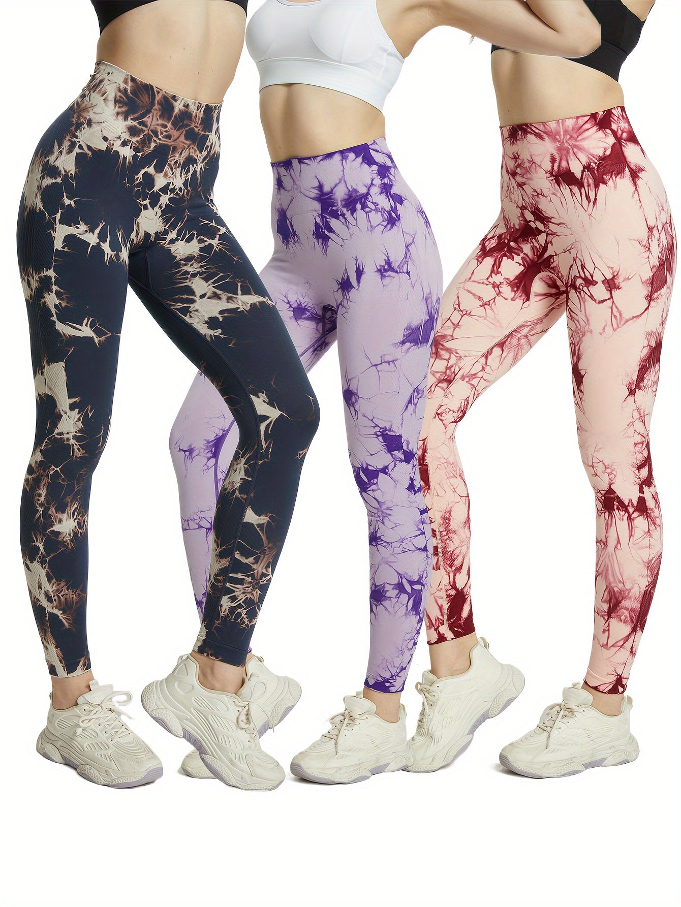 Tie Dye Yoga Pants High Stretch Leggings