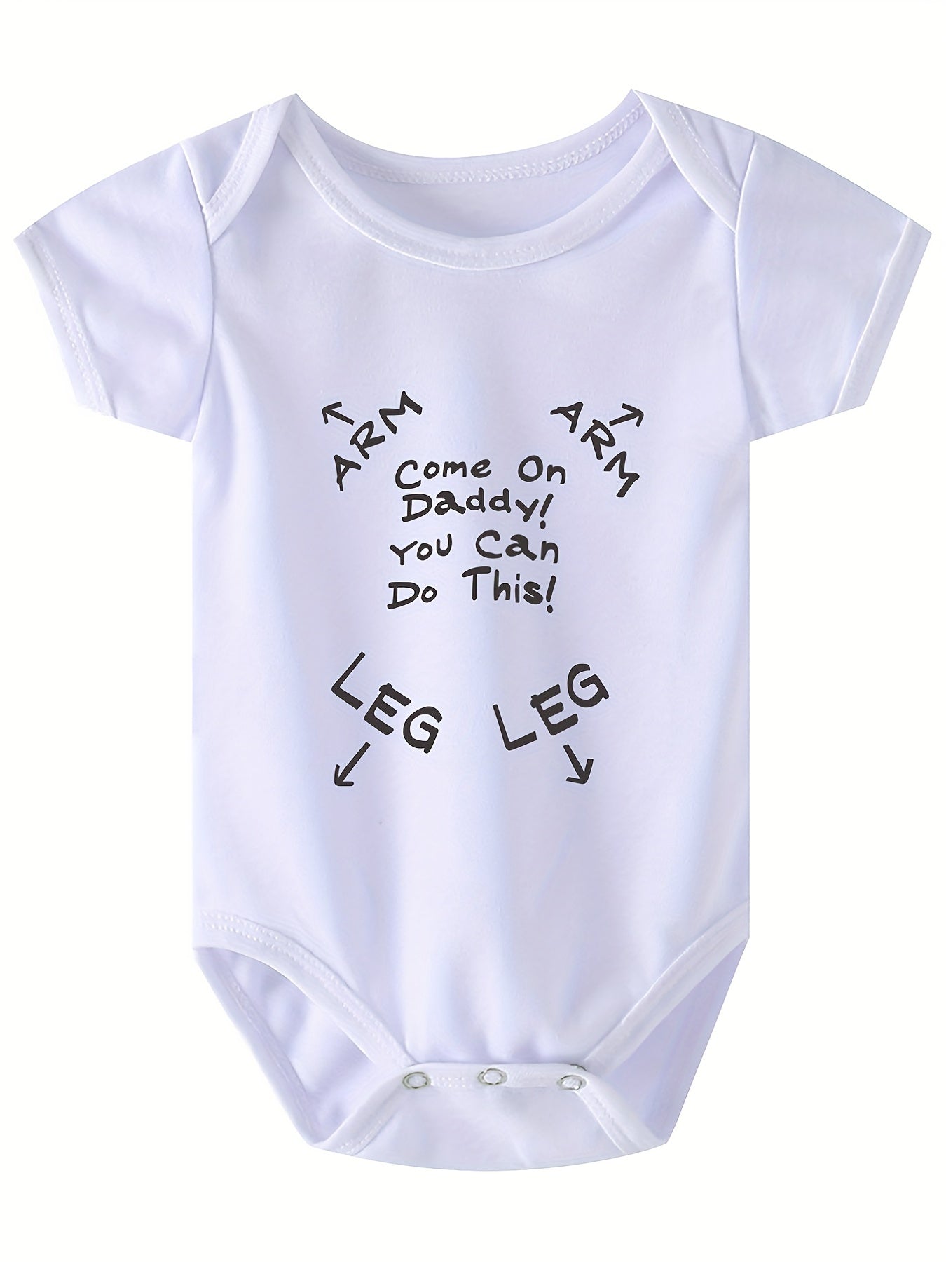 Baby Boys Casual Daddy You Can Do This Onesie
