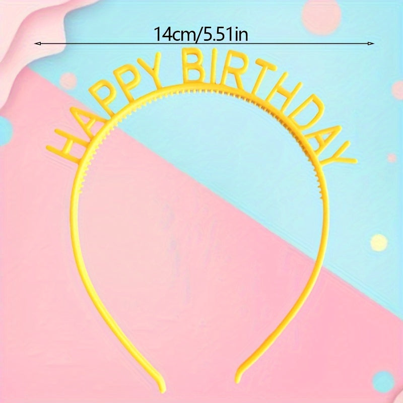 Birthday Hat Candy Happy Birthday Hair Band Girl Photo Headband