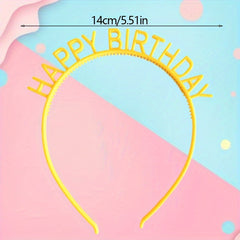 Birthday Hat Candy Happy Birthday Hair Band Girl Photo Headband