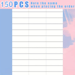 Custom Waterproof Name Stickers for Children's School Stationery