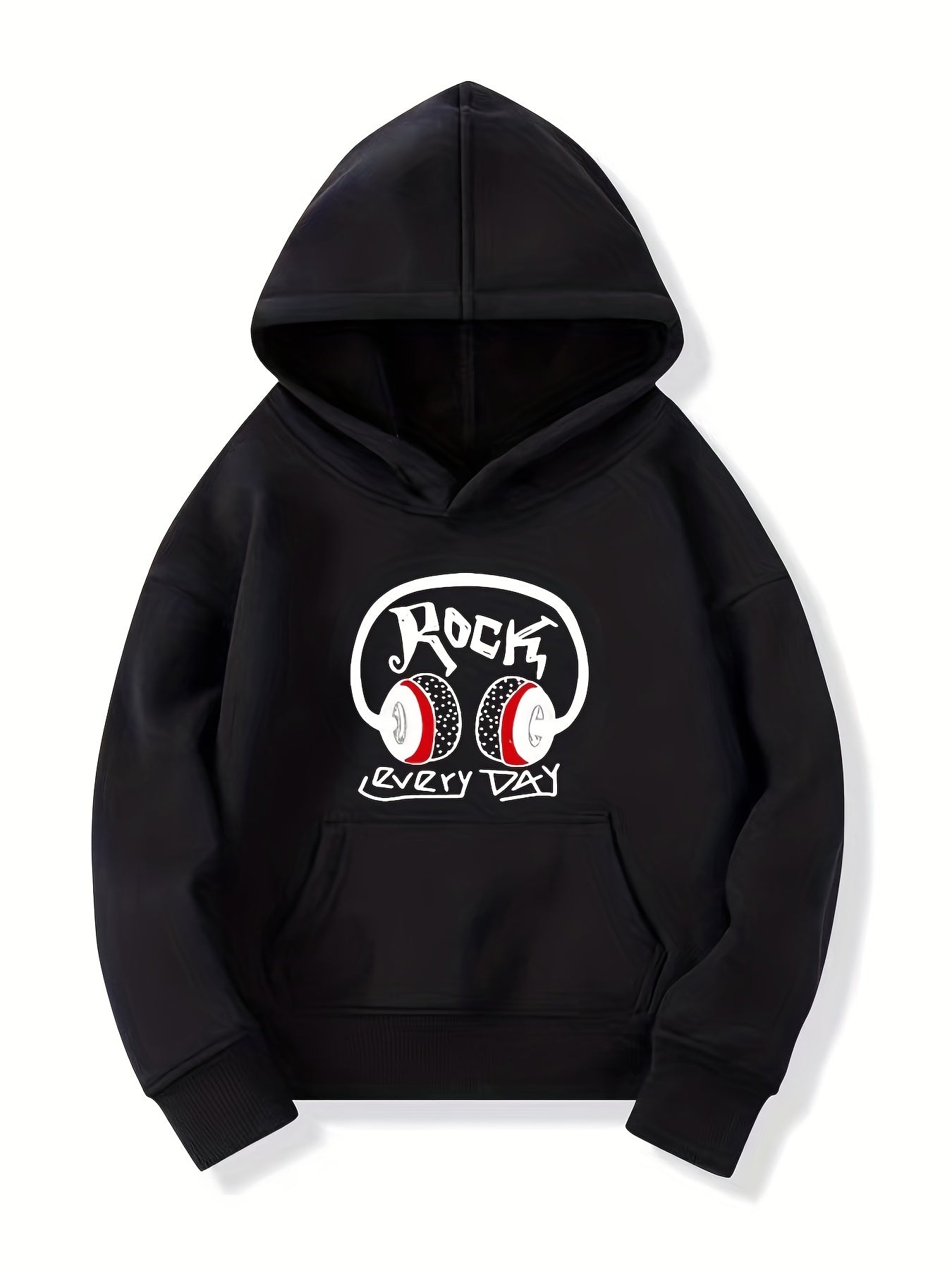 Headphone And ROCK EVERY Boys Hoodie for Kids