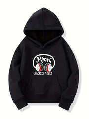 Headphone And ROCK EVERY Boys Hoodie for Kids