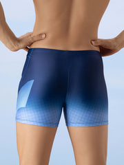 Men's Gradient Boxer Sports Swimming Trunks Beach Shorts