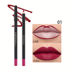 VERONNI Nude Matte Lip Liner Pencil Waterproof Sweatproof Correcting Lip Pen