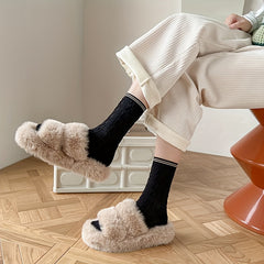 4 Pairs Twist Textured Socks Women's Mid Tube Stockings