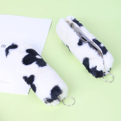 Flower Plush Student Pencil Case