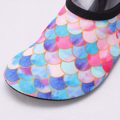 Girl's Fish Scale Water Shoes Quick Dry Non Slip Lightweight