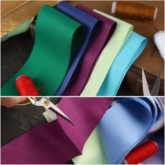 40pcs Cotton Quilting Fabric Strips Jelly Roll Craft Bundle Patchwork Sewing