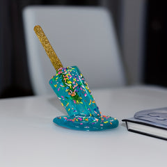 Melting Ice Cream Bar Resin Craft Gift Desktop Decoration