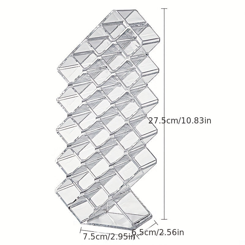 Fish Shape Lipstick Holder Organizer Clear 10 G