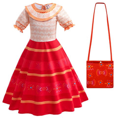 Encanto Cosplay Magic Dress & Bag Full House Show Costume Halloween Role Play