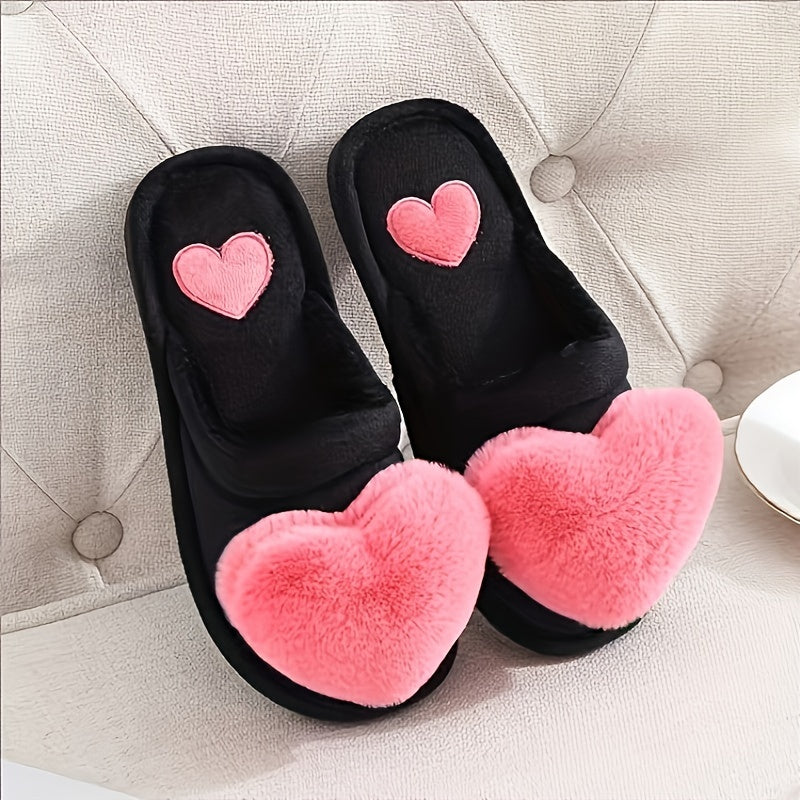 Plush Lined Slip On Indoor Shoes - Warm & Comfortable Slippers