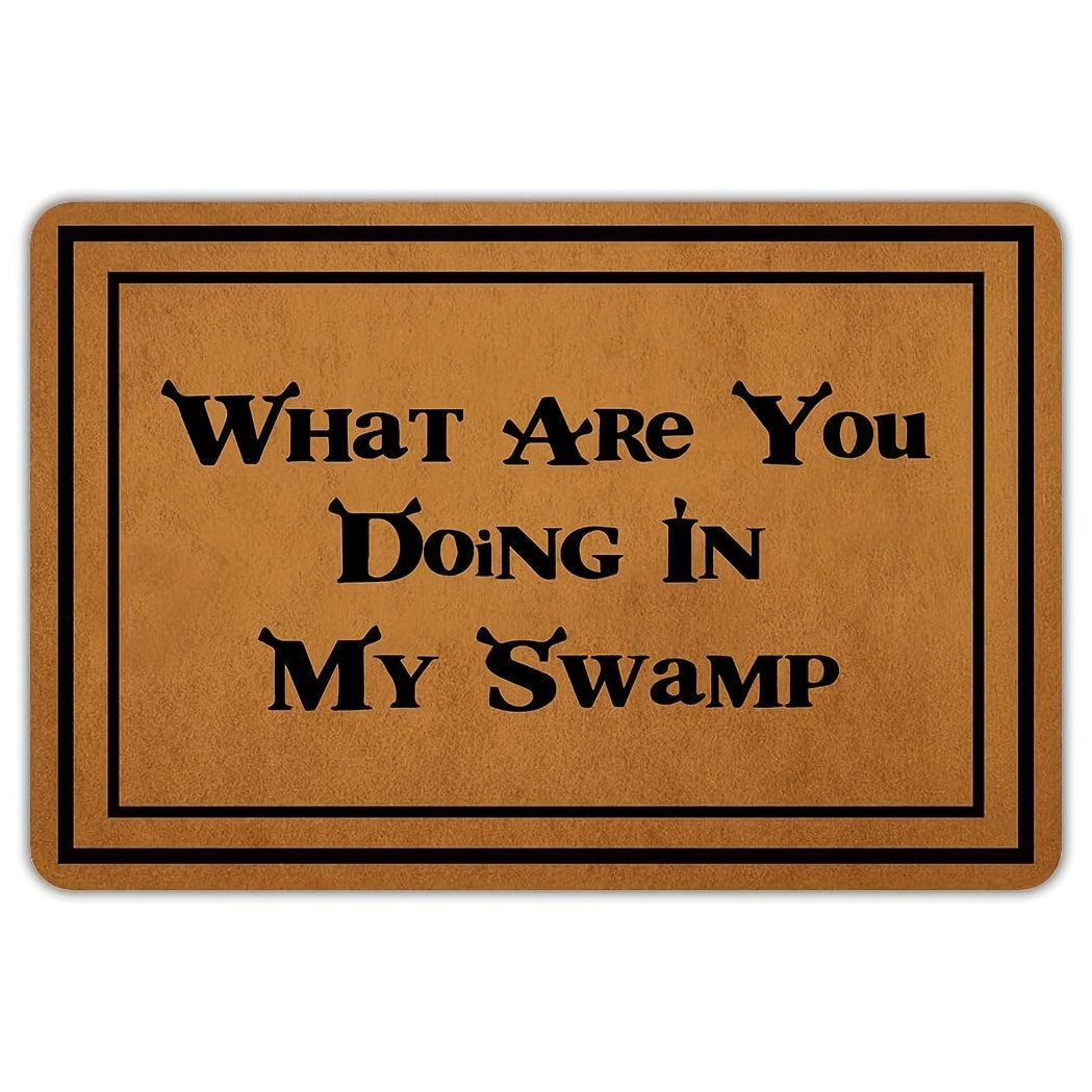 Welcome Entrance Doormat Low Pile Indoor Outdoor Non Slip Mat