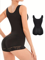 Lace Bodysuit Tummy Control Butt Lifting Body Shaper