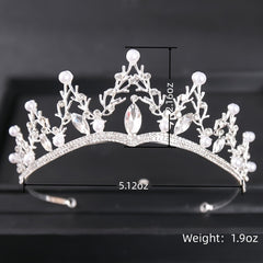Vintage Golden Crown Tiara for Women Queen Bride Bridesmaid
