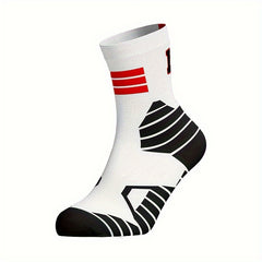 Basketball Socks Mid calf Thick Cushion Crew Socks Men Women Boys