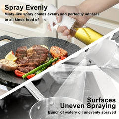 200ML Cooking Dispenser Sprayer PET Material Air Fryer Spray Bottle