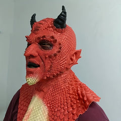 Latex Head Cover Ball Mask for Men