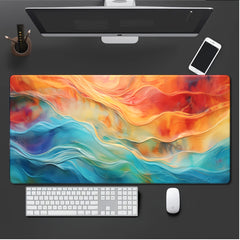 Colorful Water Pattern Mouse Pad Keyboard Mat Table Mat Gift Plus Size