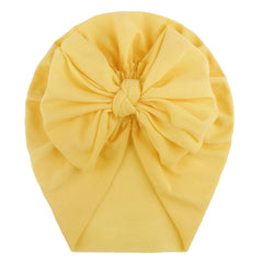 Infant Bow Decor Beanie Caps Turban for Baby Boys and Girls