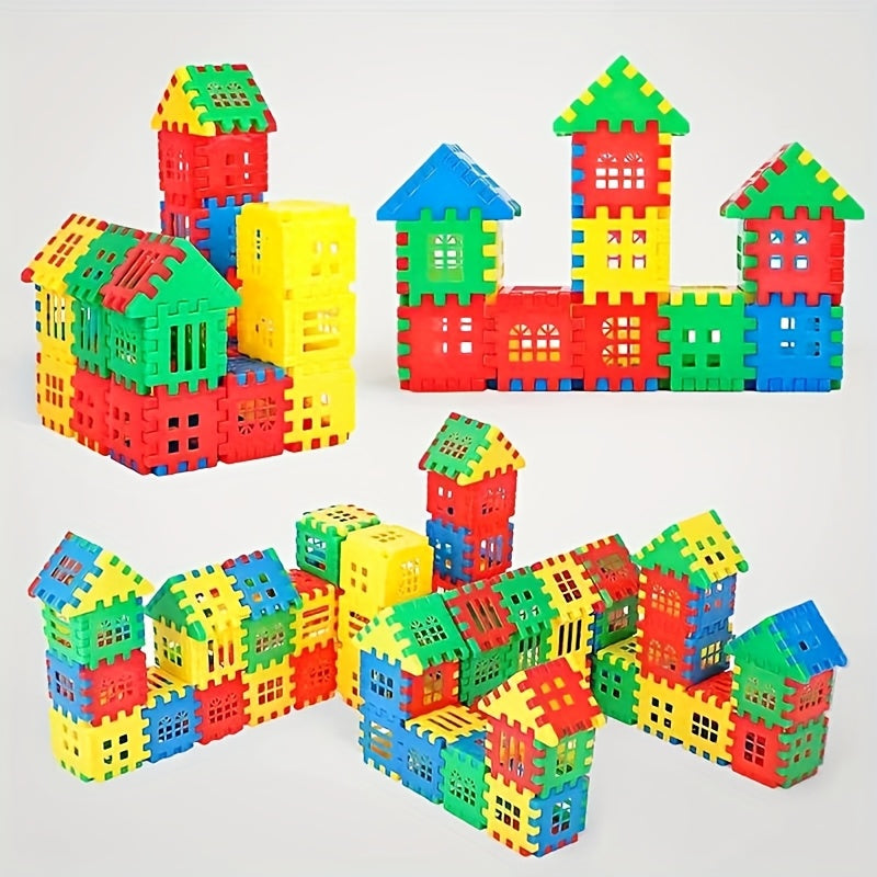 50pcs Colorful Building Blocks for Kids - Educational DIY Toys Ages 3+