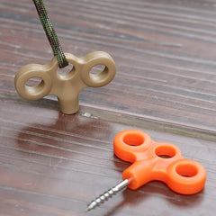 5pcs Plastic Ground Nails Tent Nail Windproof Rope Fixing Buckle