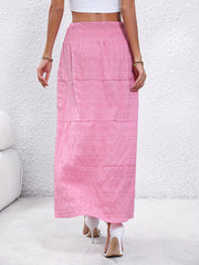 Summer Maxi Skirt High Waist Long Women's Clothing