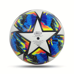 No 5 PU Soccer Ball With Pump, Official Size, Outdoor Competition Training