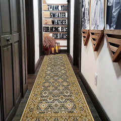 Stain Resistant Boho Persian Runner Rug Soft Non Slip Washable Carpet