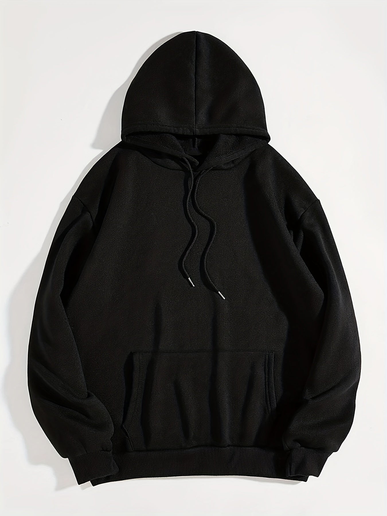 Kangaroo Pocket Hoodie Casual Long Sleeve Drawstring Hoodies Sweatshirt