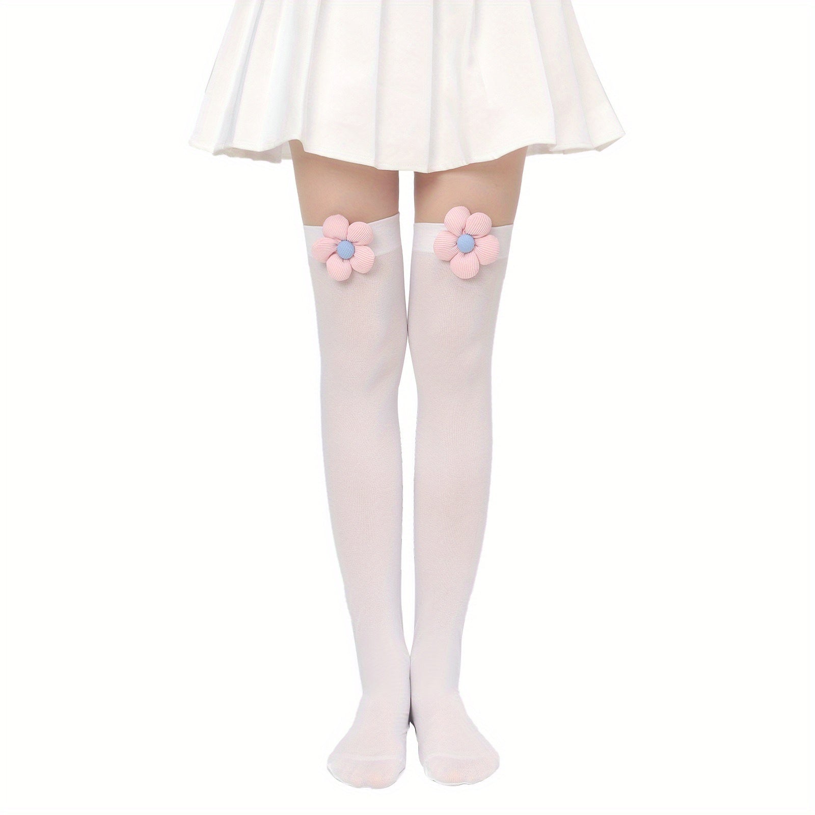 Floral Accessories Over The Knee Socks Women's Stockings