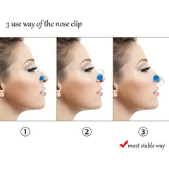 8pcs Silicone Waterproof Swimming Nose Clips