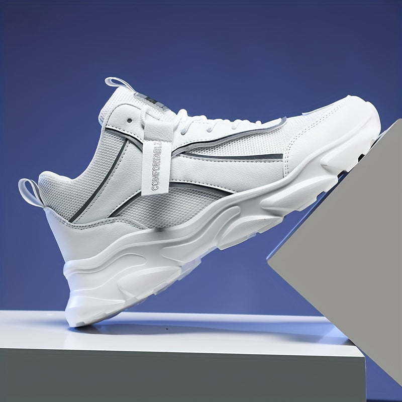 Men's Breathable Chunky Sneakers for Jogging Gym