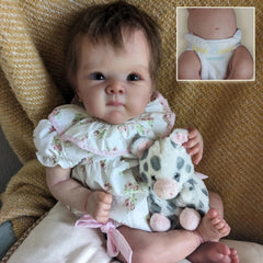 18" Fully Vinyl Body Bettie Realistic Doll Plush Toy Not Included