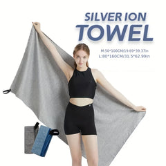 Double Sided Velvet Beach Towel Sports Towel Quick Drying