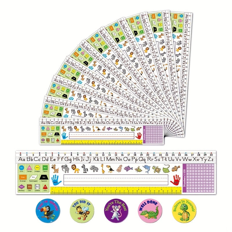 Custom Alphabet Number Line Desk Name Plates