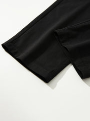 Men s Abstract Symbol Print Cropped Cargo Pants