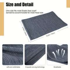 2pcs Plush Windproof Neck Cover for Skiing & Riding