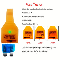DC 24V Automotive Fuse Tester Puller For Mini Standard Blade Fuse