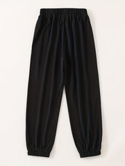 Girls' Colorblock Sweatpants Active Jogger Pants For Kids