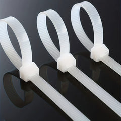 100pcs Cable Zip Ties 7.87inch Self Locking Nylon Cable Tie Wraps