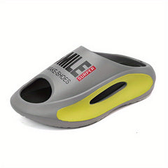 Men's Platform Slides Comfortable Non Slip Cloud Slippers