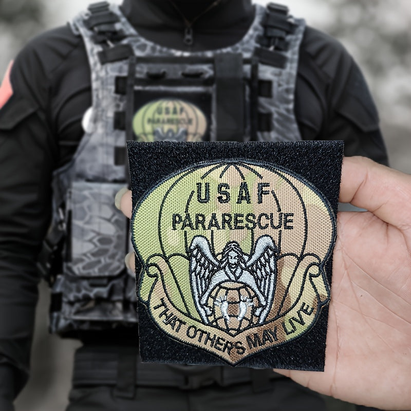 Airborne Series Patch Embroidered Morale Patches w/ Hook And Loop Fasteners