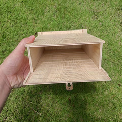 Wooden Bat House Fairy Bird House Outdoor Decor Kit